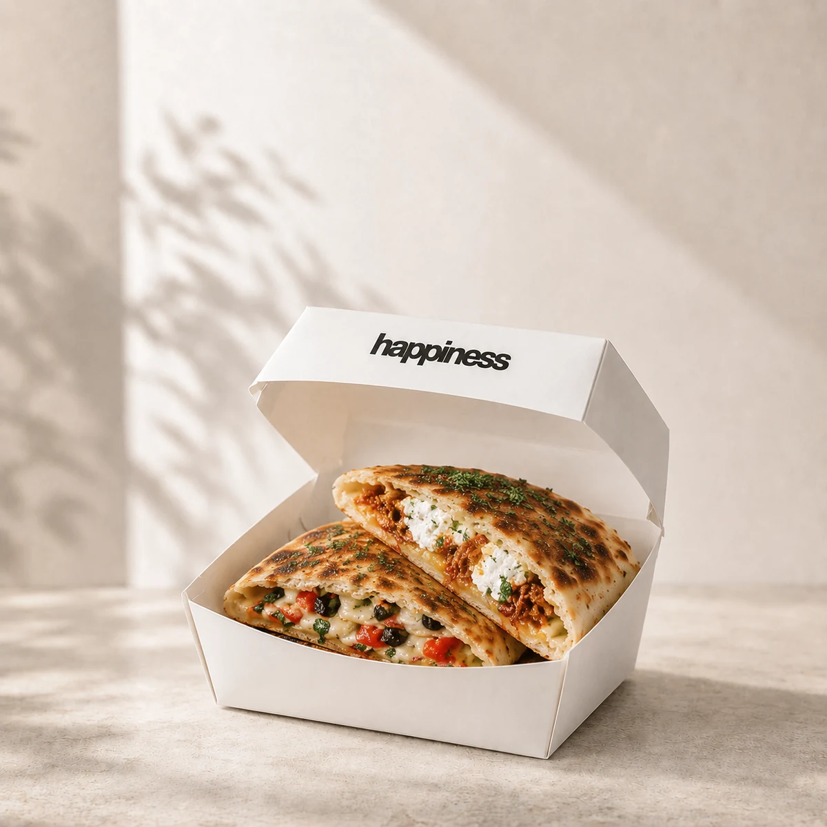 toasted filled pockets in a happiness box